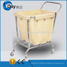 HM-48 stainless steel frame laundry carts on wheels with Oxford bag